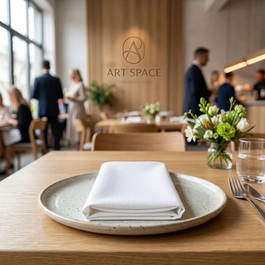 Аренда белой салфетки 45х45 в Radisson Blu Resort & Congress Centre в Сочи | ART SPACE