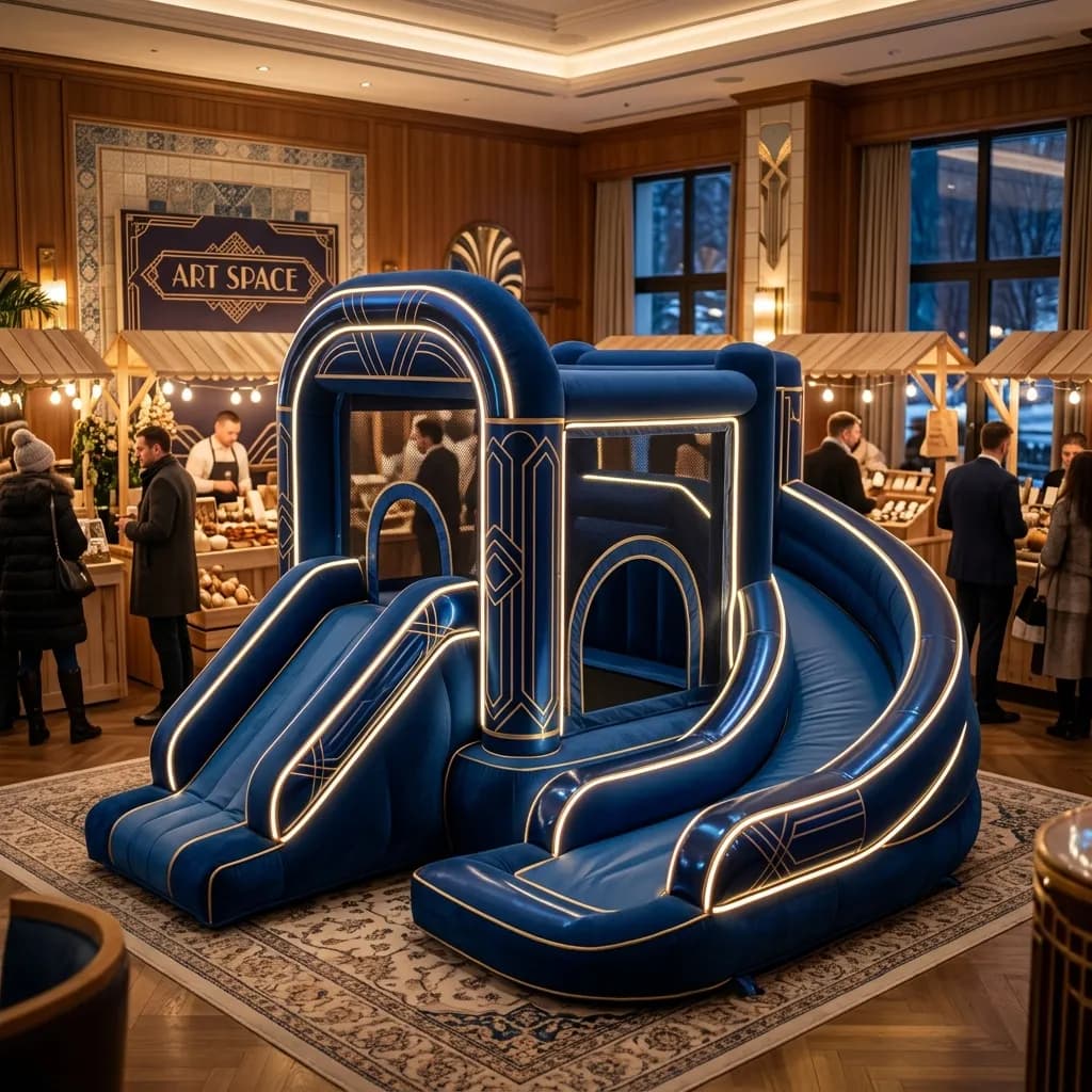 Аренда батута с горкой Детский для событий в ресторане Магадан в Сочи | ART SPACE — фото 1