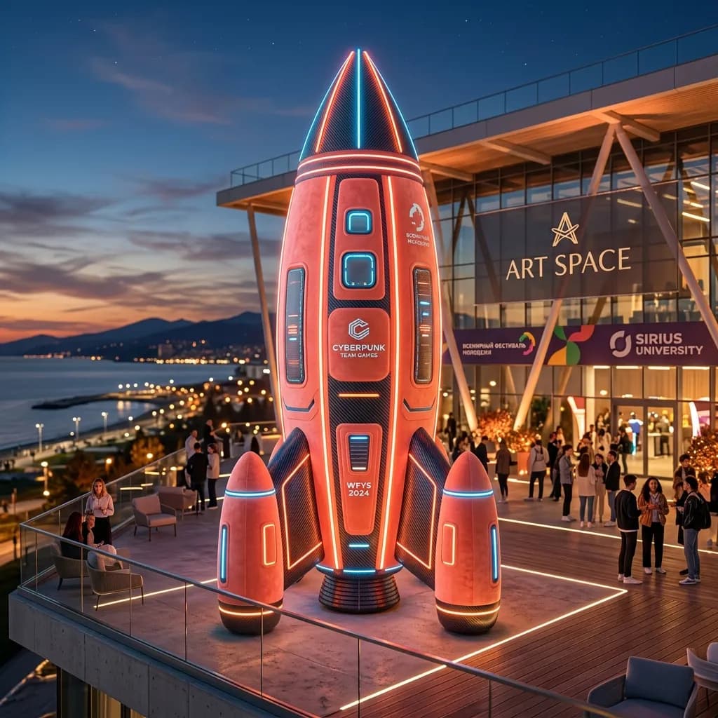 Аренда Командная ракета для событий в Университете Сириус | ART SPACE