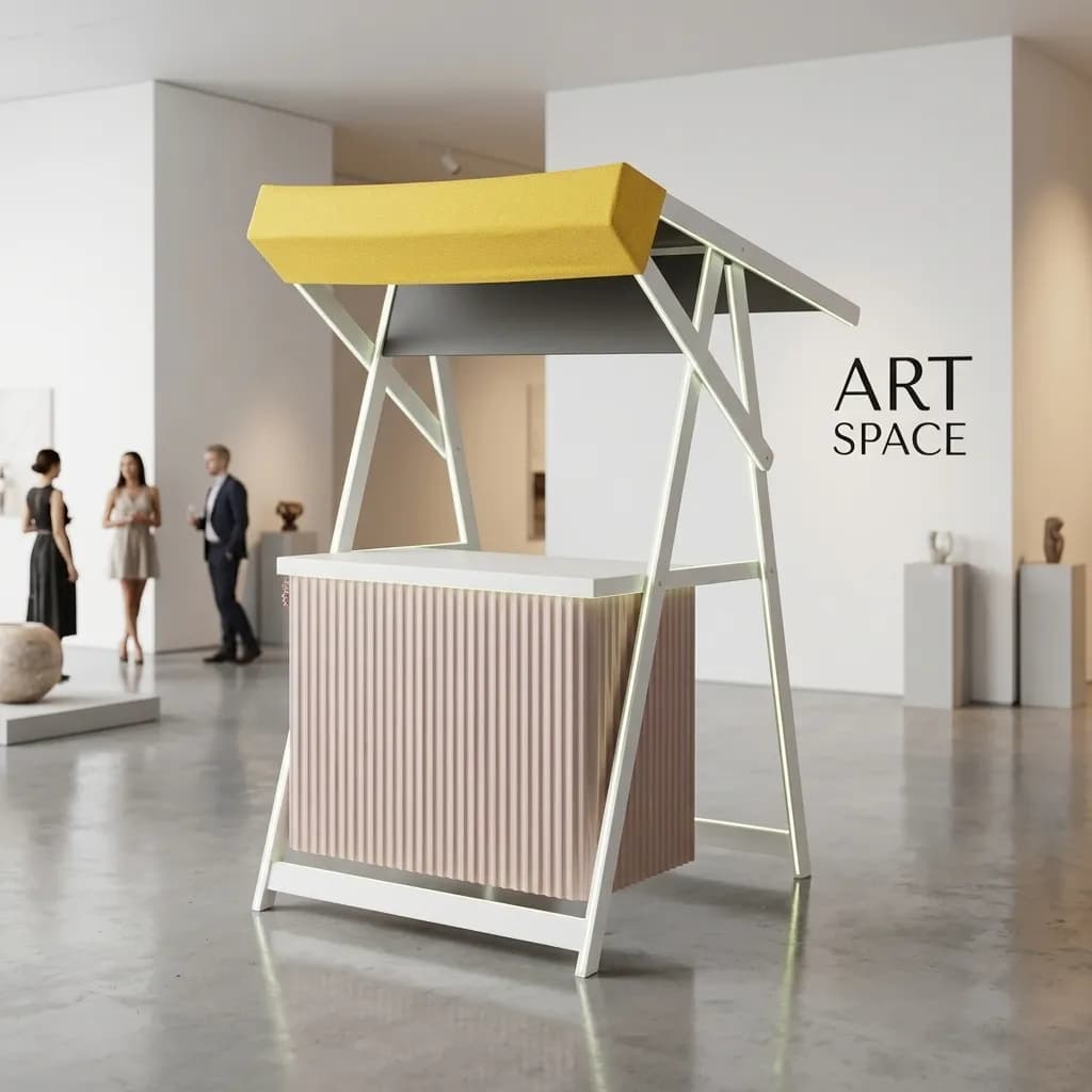 Аренда Киоск желтый для событий в ресторане D.O.M в Сочи | ART SPACE — фото 1