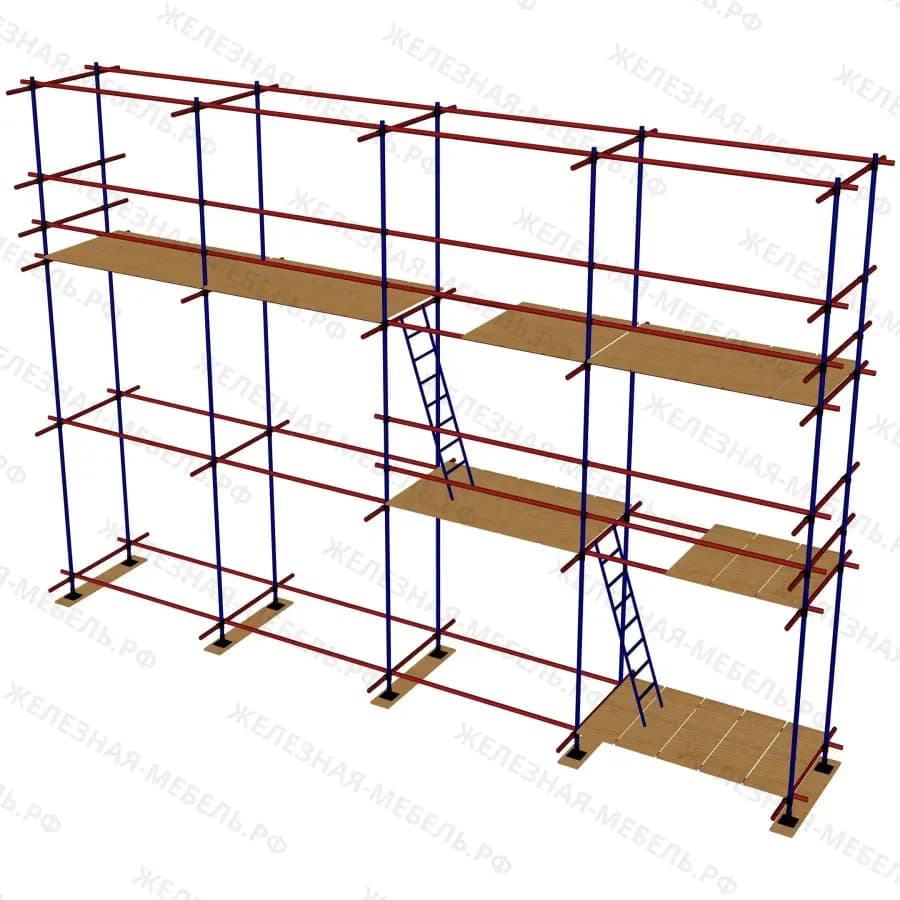 Рамные леса ЛСПХ-40 секция 2×3 м — 8 рам