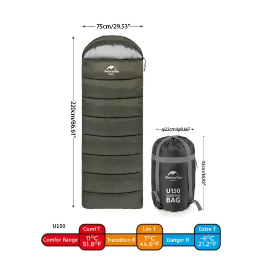 Спальник Naturehike U150 кокон