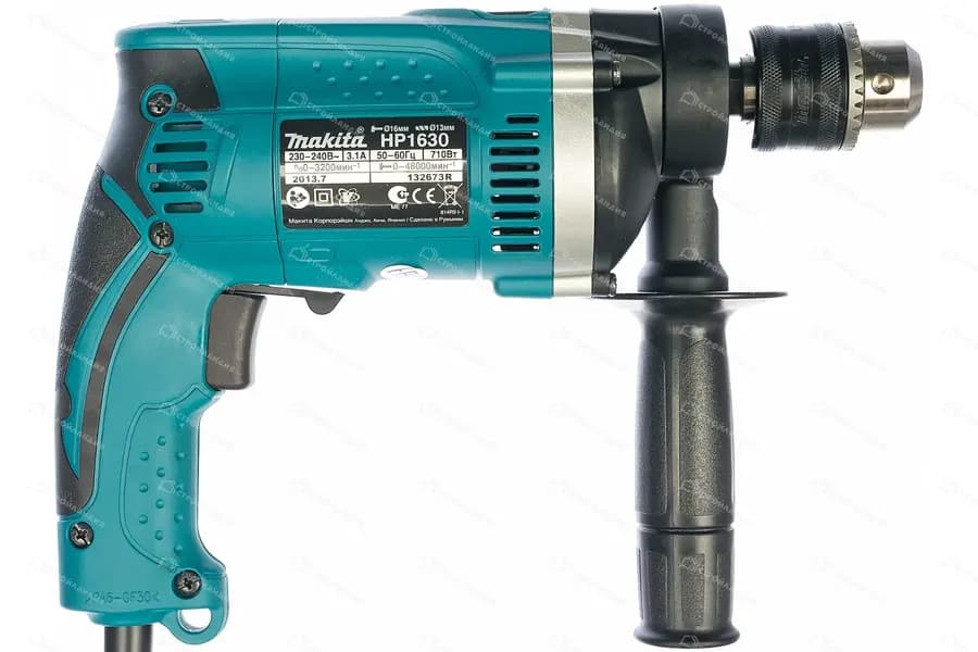 Ударная дрель Makita HP1630 — фото 1
